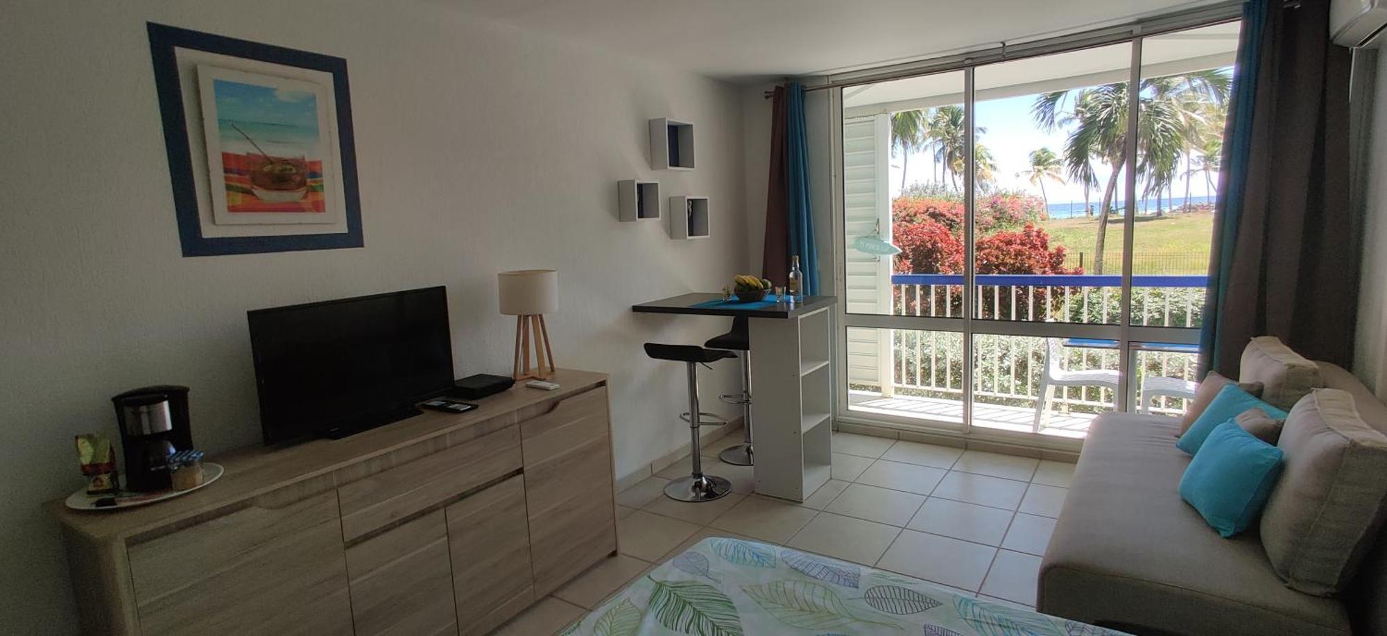 Parfum Des Iles - Vue Mer, Plage A 30M Et Piscine En Option Le Gosier  Luaran gambar